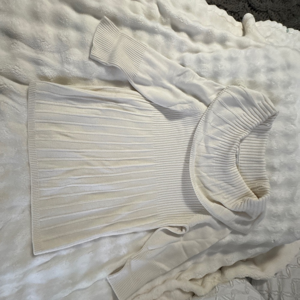 Kenneth Cole Cream Cowl Neck Sweater